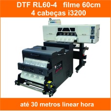 Impressora DTF RL60 com 4 cabeças i3200