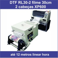 Impressora DTF RL30  com 2 Cabeças de Impressão XP600