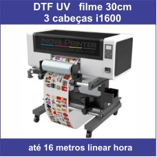 Impressora DTF-UV P30 - 3 cabeças i1600